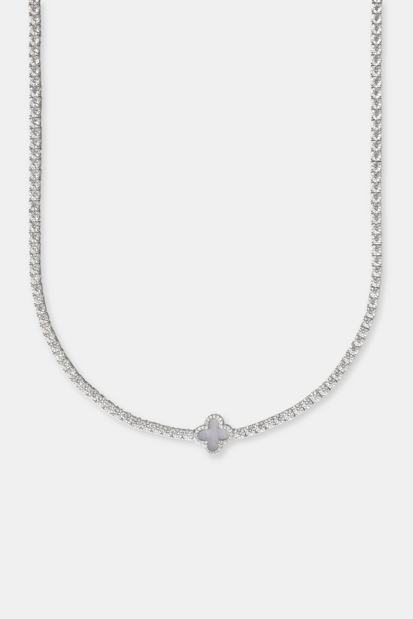 3 mm Motiv Lila Achat Tenniskette - Weiß